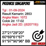 PREDIKSI TOGEL SGP JOSTOTO HARI INI 01 SEPTEMBER 2024