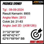 PREDIKSI TOGEL SYDNEY JOSTOTO