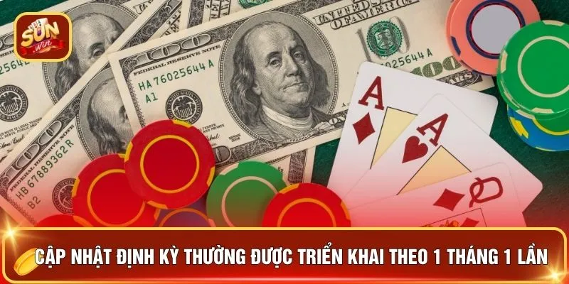 Cập nhật định kỳ thường được triển khai theo 1 tháng 1 lần