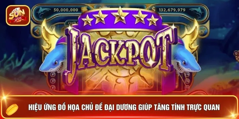 Nổ Hũ Thủy Cung - Vét Sạch Kho Báu Trúng Thưởng Cực Đậm 2026 4 Hiệu ứng đồ họa chủ đề đại dương giúp tăng tính trực quan