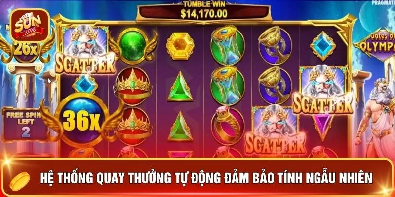 Nổ Hũ Jackpot SUNWIN - 3 Bí Mật Quỹ Thưởng Tỷ Đồng 2026 3 Hệ thống quay thưởng tự động đảm bảo tính ngẫu nhiên