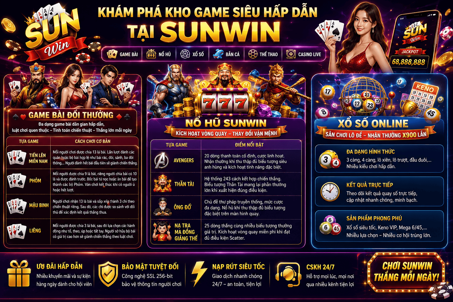 SUNWIN 8 Khám phá kho game siêu hấp dẫn tại SunWin